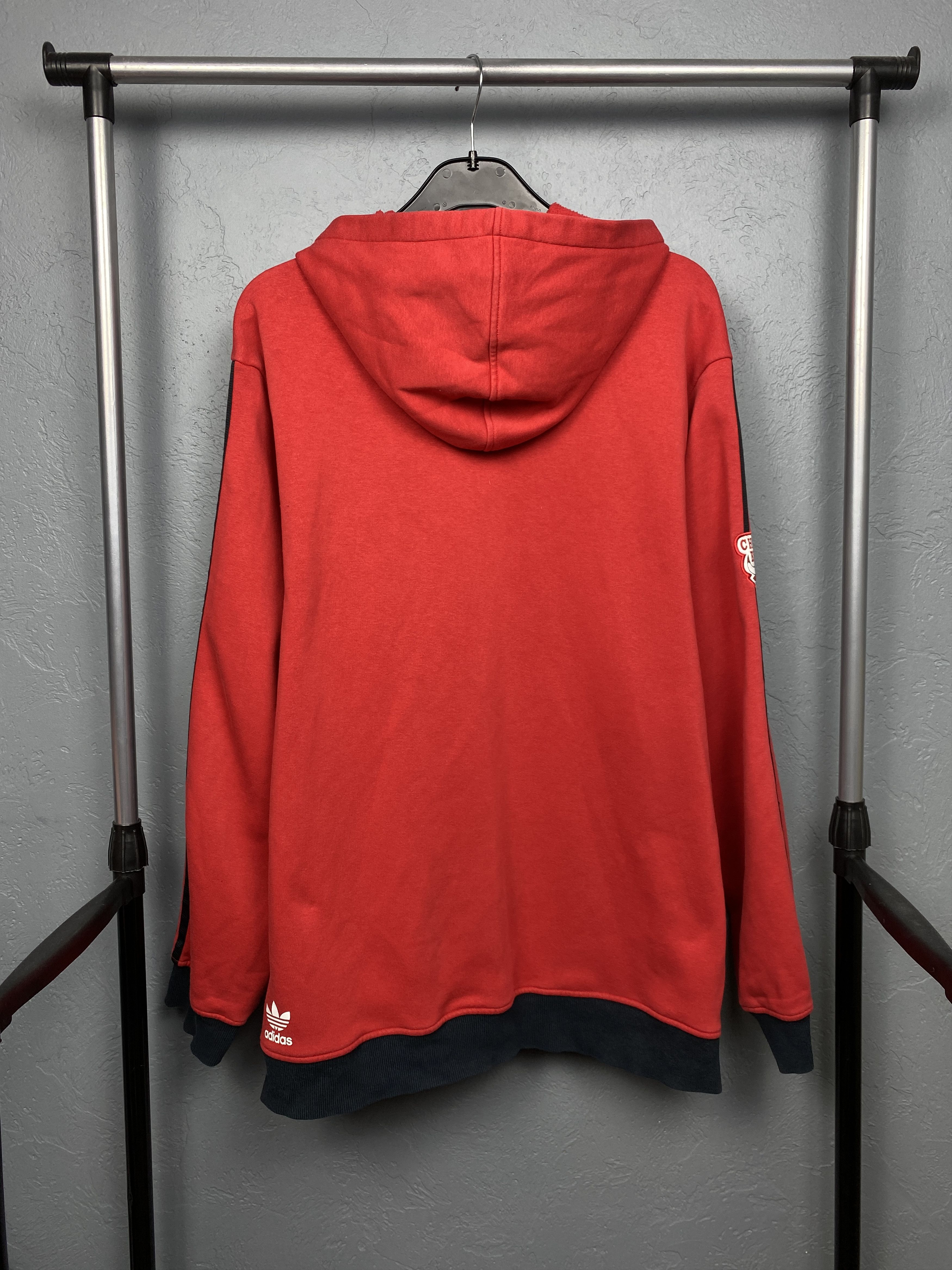 Adidas × NBA NBA Adidas Chicago Bulls Vintage Mens Hoodie Size US XL / EU 56 / 4 - 8 Thumbnail