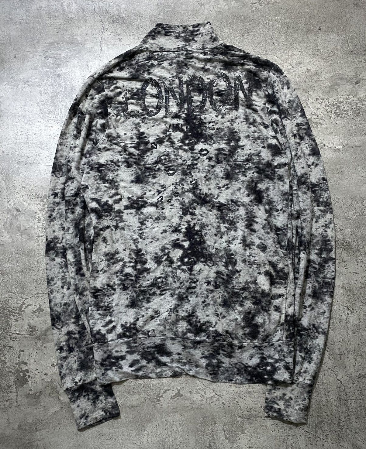 Tornado Mart Y2k unknow brand acid wash grunge zip cotton bomber Size US XL / EU 56 / 4 - 2 Thumbnail