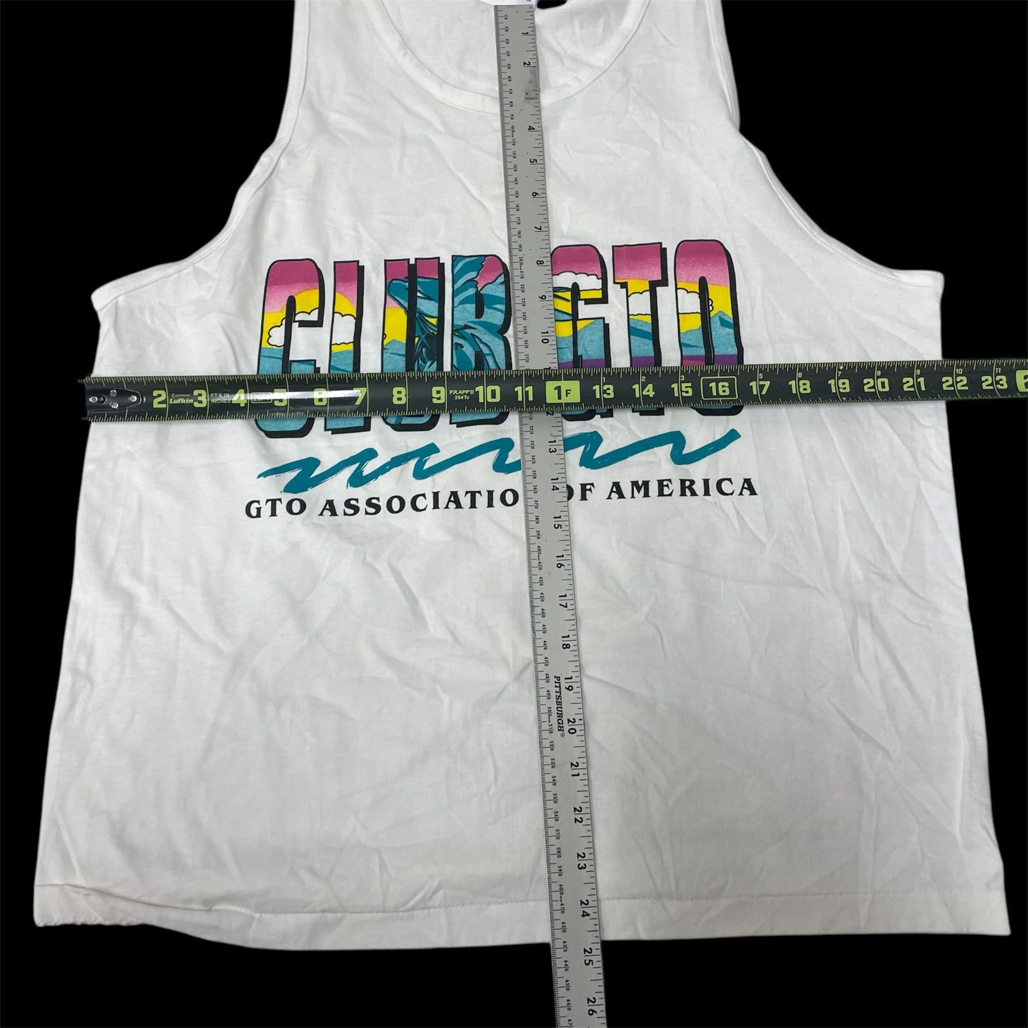 Hanes Vtg CLUB GTO Surfer Tank Top Association of America Shirt Size US L / EU 52-54 / 3 - 8 Thumbnail