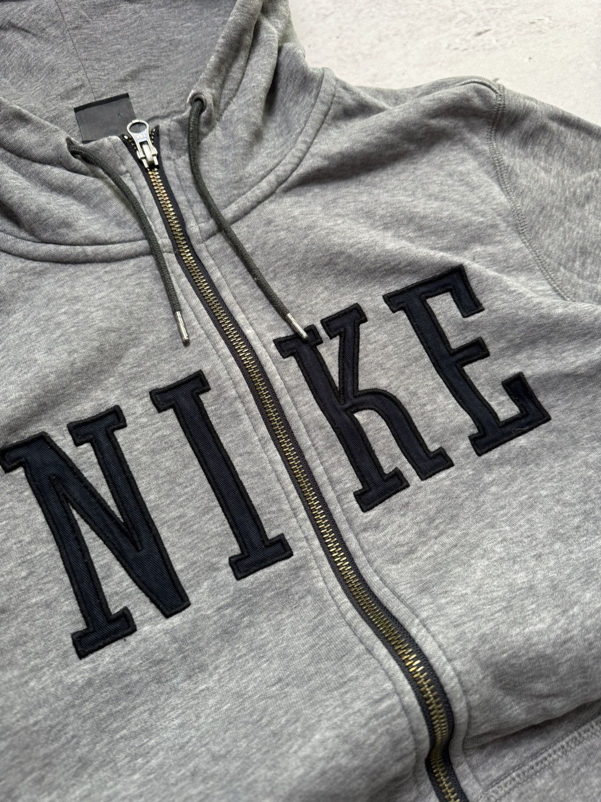 Nike × Vintage NIKE VINTAGE CENTER LOGO OVERSIZE BOXY ZIP HOODIE Size US M / EU 48-50 / 2 - 4 Thumbnail