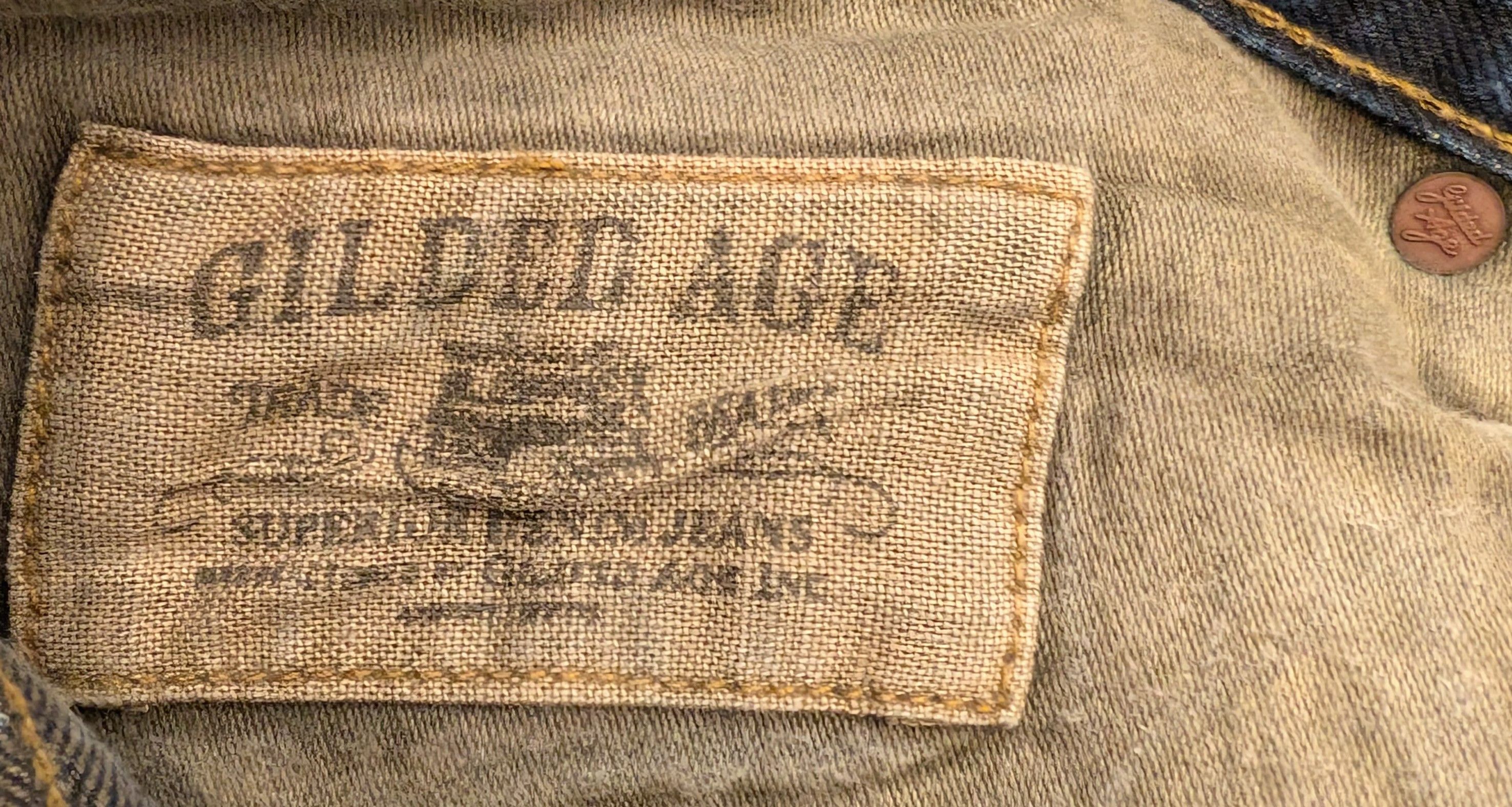 Gilded Age Gilded Age Selvedge Denim Jeans Straight Fit Made in USA Size US 34 / EU 50 - 6 Thumbnail