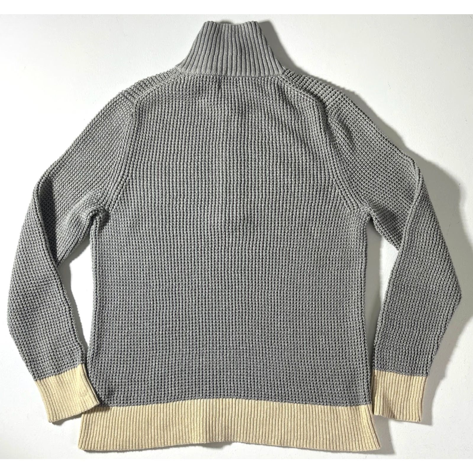 Patagonia Patagonia Women's Ponderosa Pine 1/4 Zip Sweater Drifter Grey M Knit Pullover 1/4 Zip Outdoors Winter Fall Spring Mens Womens Girls Boys Size M / US 6-8 / IT 42-44 - 7 Thumbnail