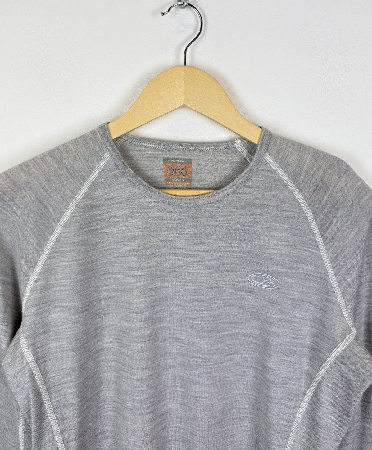 Icebreaker Icebreaker 200 Thermal Base Layer Long Sleeve Shirt Top Size L / US 10 / IT 46 - 2 Thumbnail