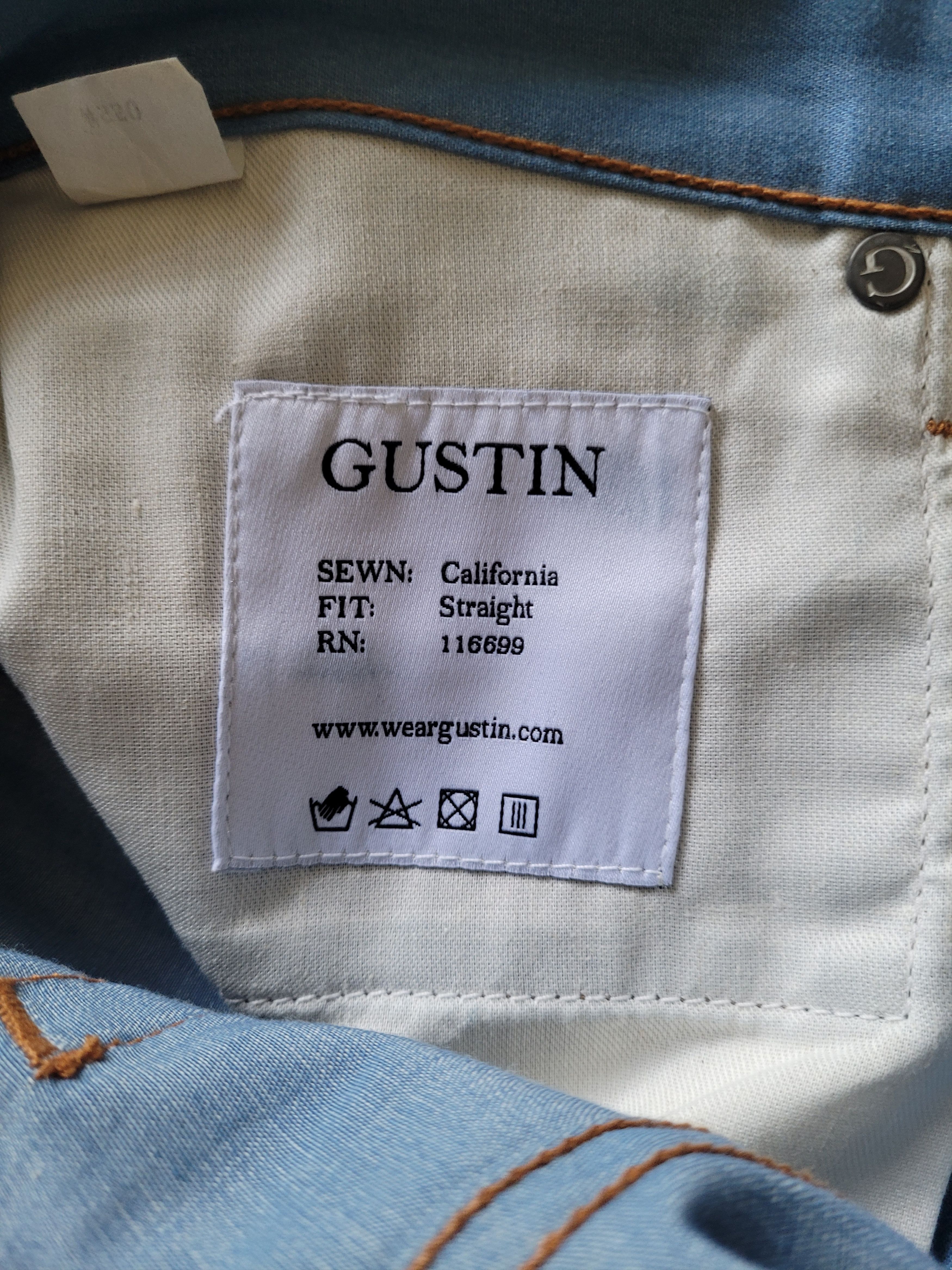 Gustin #550 Superlight Sky Selvedge Size US 34 / EU 50 - 5 Thumbnail