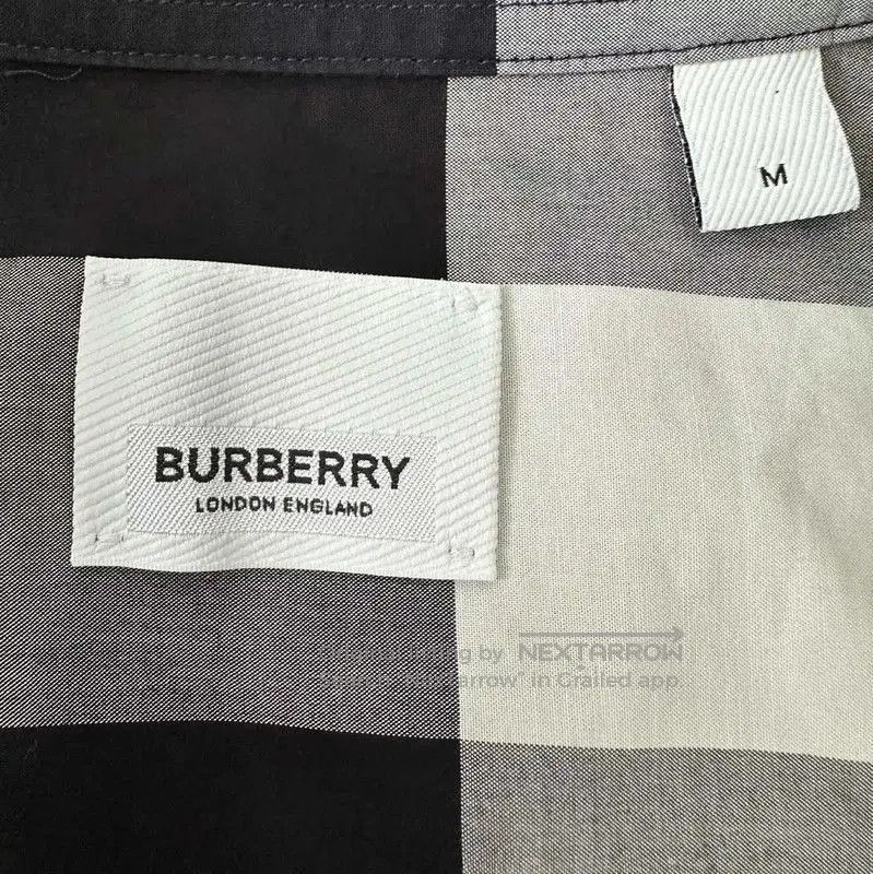 Burberry Burberry Men's Cotton Checkered Long Sleeve Shirt. Size US S / EU 44-46 / 1 - 4 Thumbnail