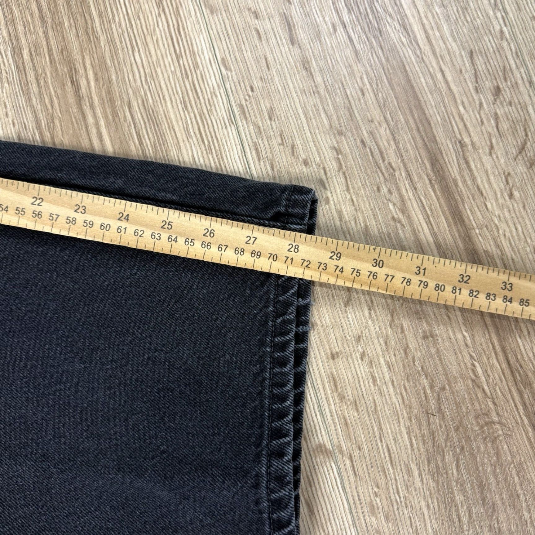 Levi's VINTAGE Levi's 505 Jeans - Men's - Regular - 42x30 - Black - Straight Leg - 1990s - Patch Missing, Used Good Condition Size US 42 / EU 58 - 7 Thumbnail
