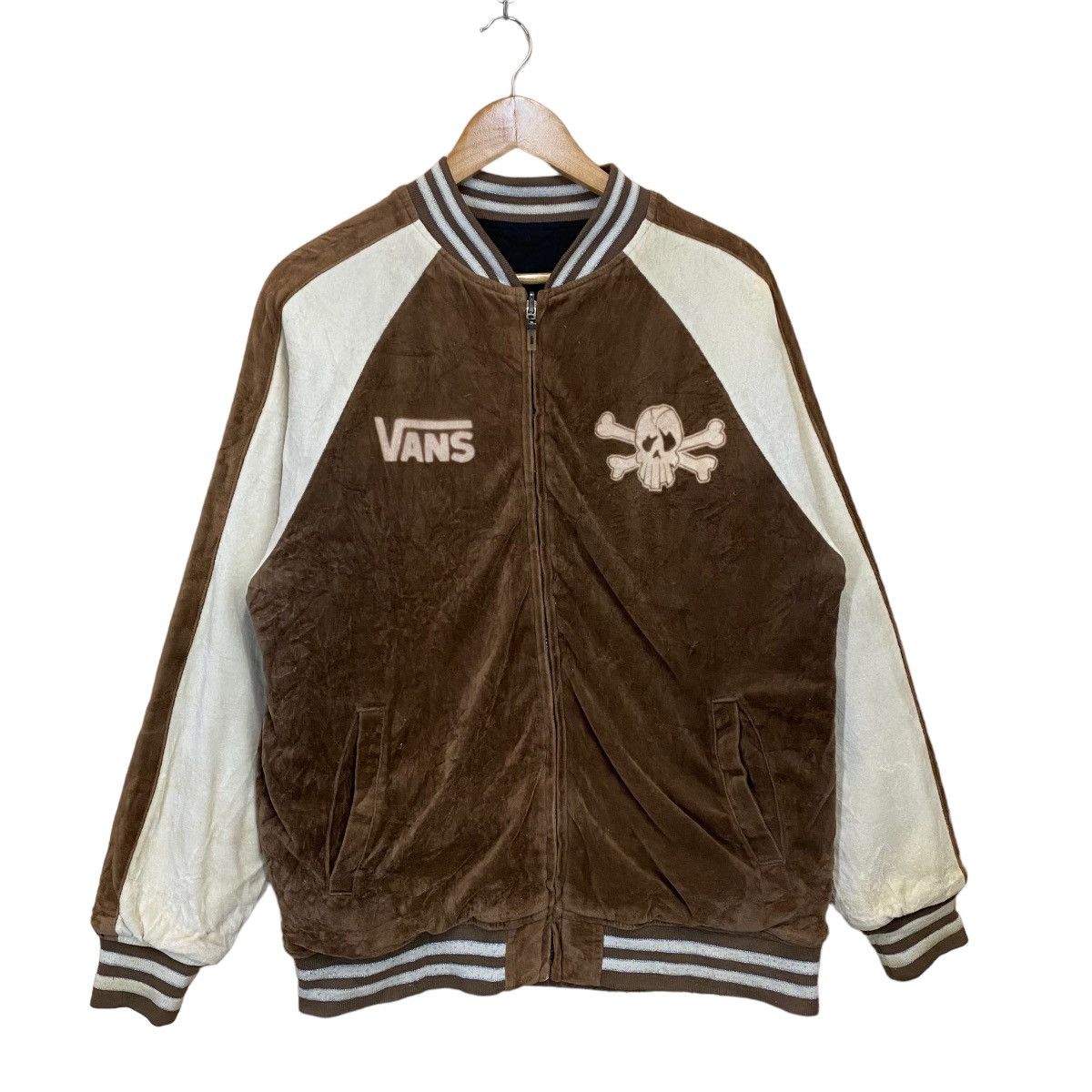 Vans Vans Reversible Velvet Zipper Jacket Size US M / EU 48-50 / 2 - 1 Thumbnail