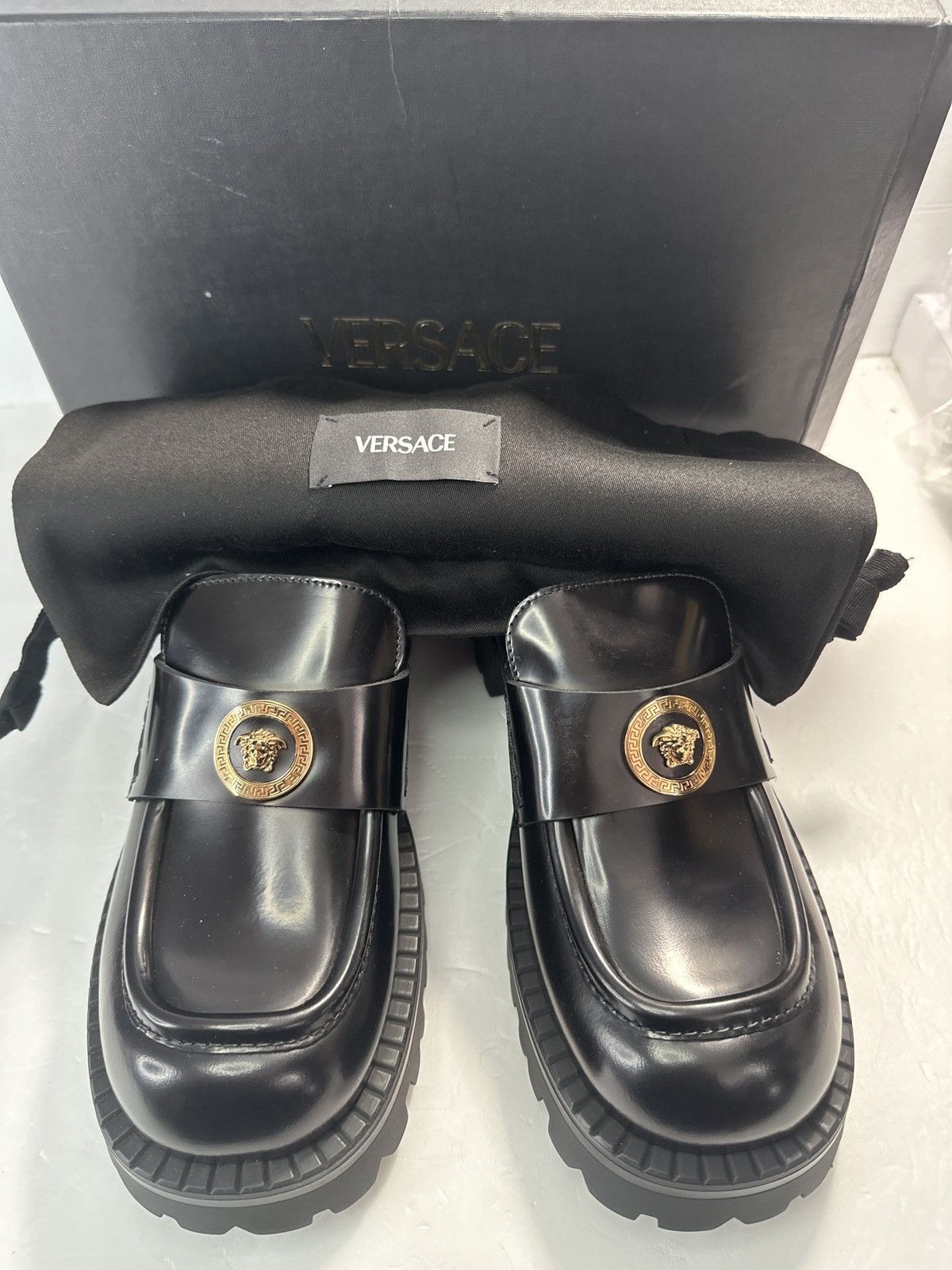 Versace VERSACE ALIA PLATFORM LOAFERS 35 MM Size US 9 / IT 39 - 18 Thumbnail