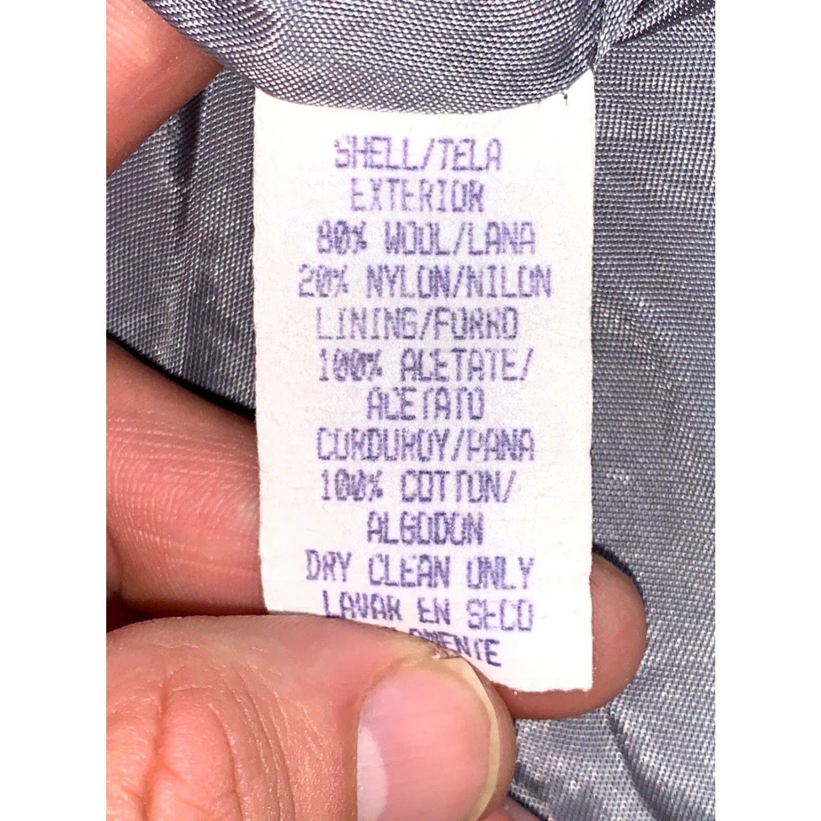 Vintage VINTAGE St. John's Bay Jacket Womens 10P Petite Gray Wool Blend Zip Collared #8086 Size L / US 10 / IT 46 - 3 Thumbnail
