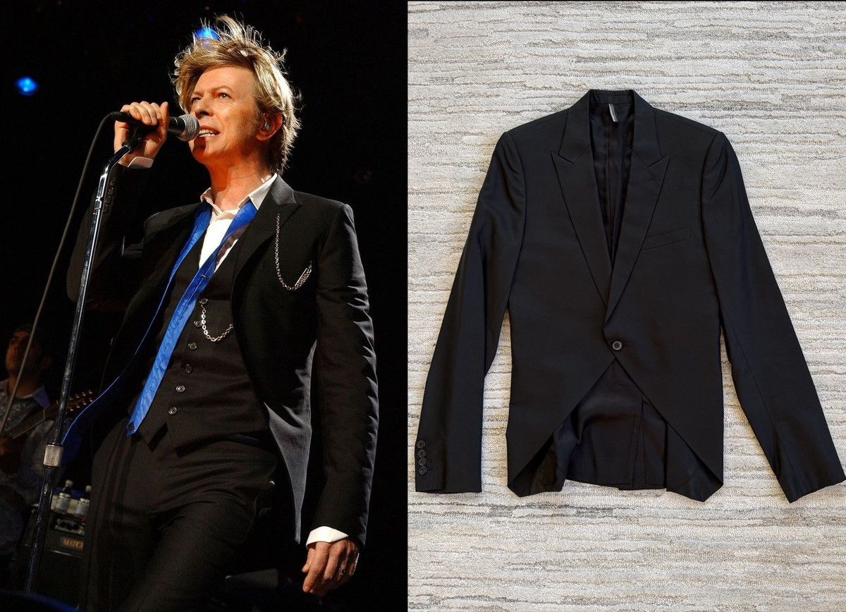 Dior David Bowie - Dior Homme ‘Follow Me’ Cutaway Blazer Size 46R - 1 Thumbnail