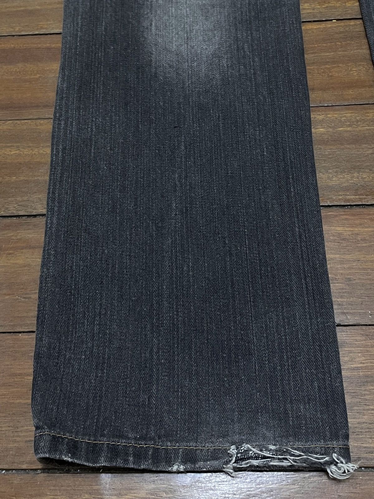 Japanese Brand × Le Grande Bleu (L.G.B.) × Vintage Very Rare Design Vintage Root Three Ripped Flash Jeans 2000s Size US 31 - 6 Thumbnail