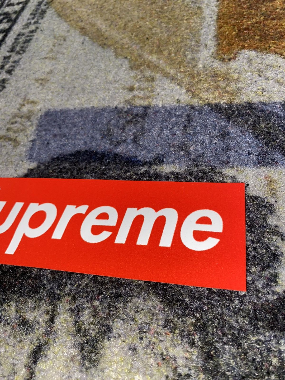 Nas × Supreme Supreme Felt Box Logo Sticker Size ONE SIZE - 3 Thumbnail