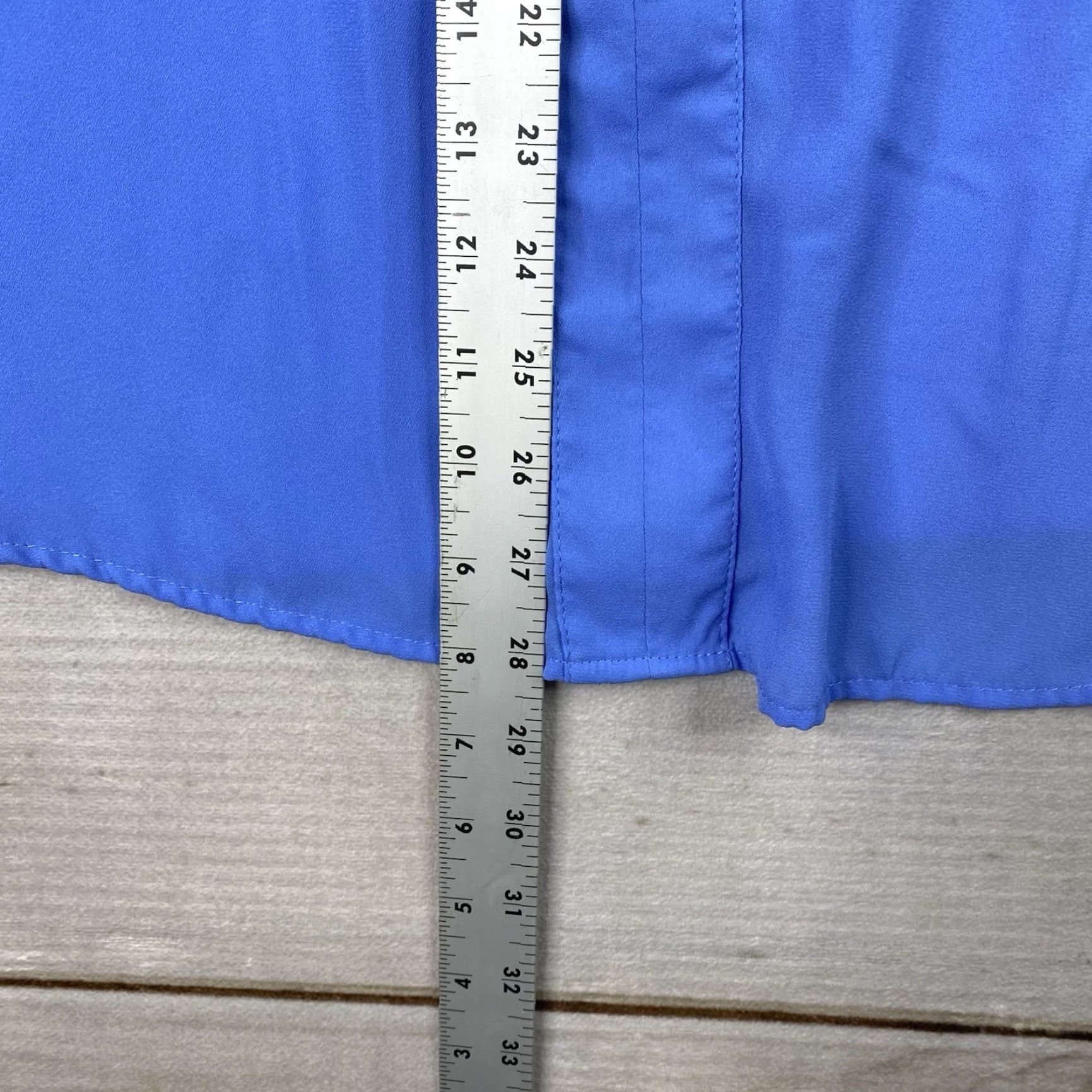 Avenue Avenue Blouse Womens 14/16 Blue 1/4 Zip Roll Tab Sleeve Pockets Lightweight Pullove Size XXL / US 16-18 / IT 52-54 - 5 Thumbnail