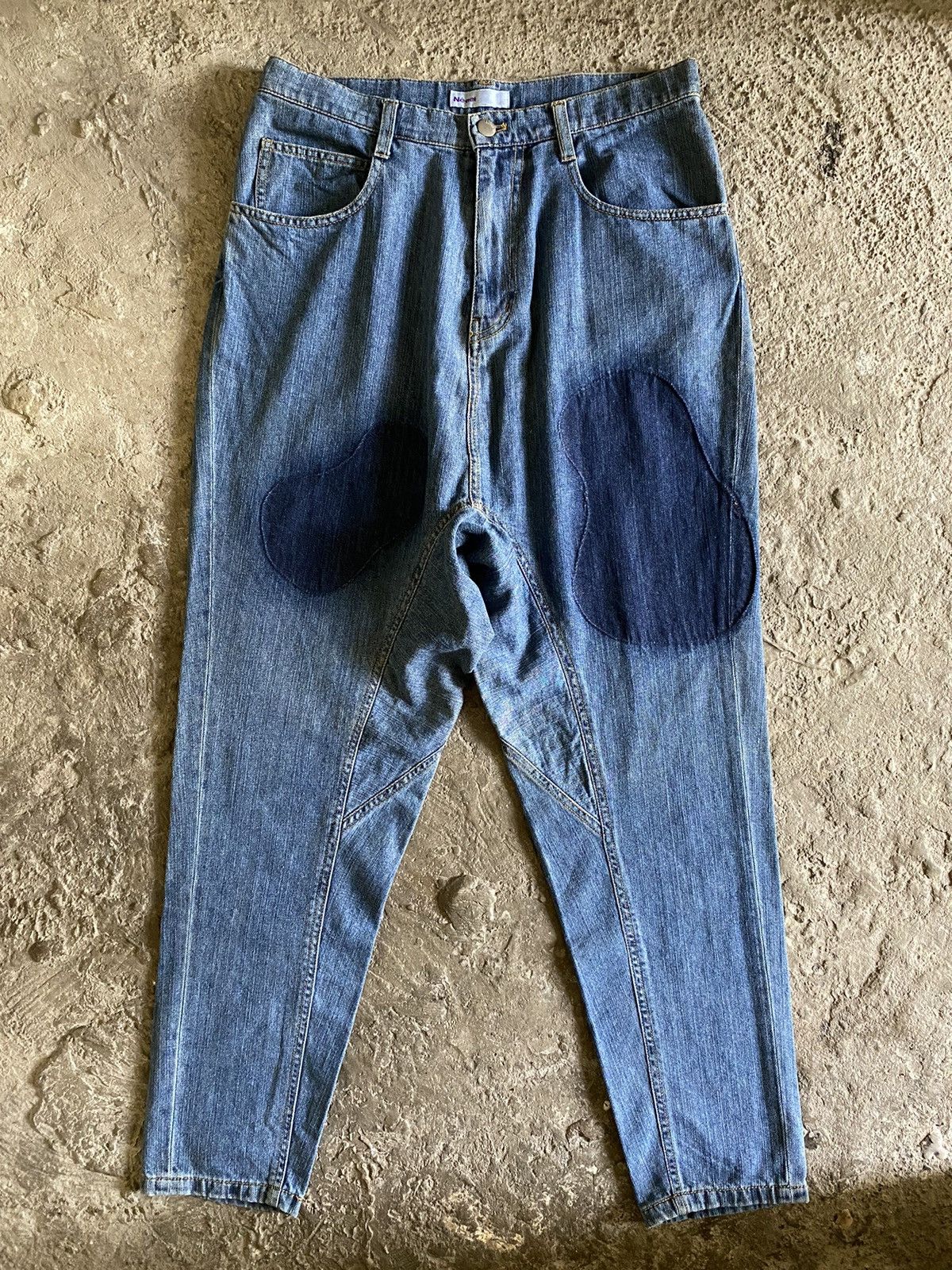 Ne-Net Nenet Dyed Patch Denim Pant Size 30" / US 8 / IT 44 - 1 Thumbnail