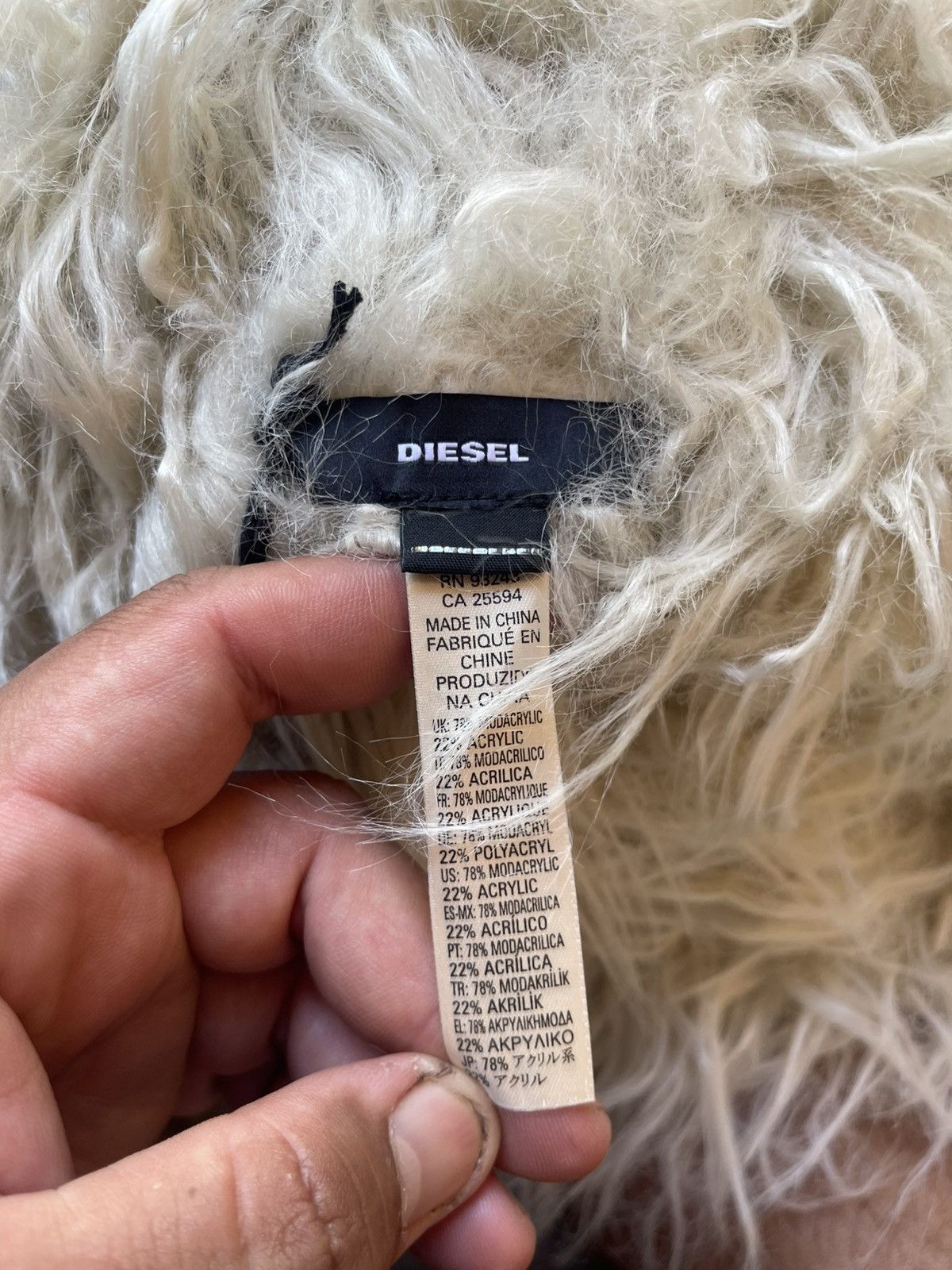 Diesel Diesel Faux Fur SCARF Size ONE SIZE - 7 Thumbnail