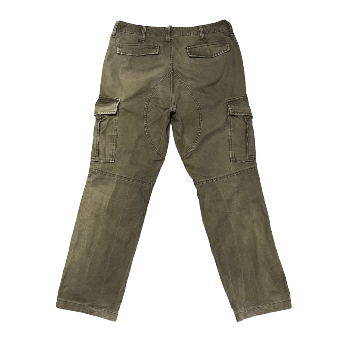 Takeo Kikuchi Vtg TK Takeo Kikuchi Extraheavy Herringbone Cargo Trouser Size US 32 / EU 48 - 11 Thumbnail