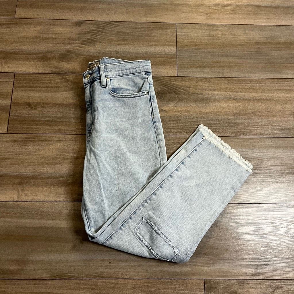 Anthropologie Point Sur by J Crew High Rise Slim Boyfriend Distressed Jean Size 28" / US 6 / IT 42 - 1 Thumbnail