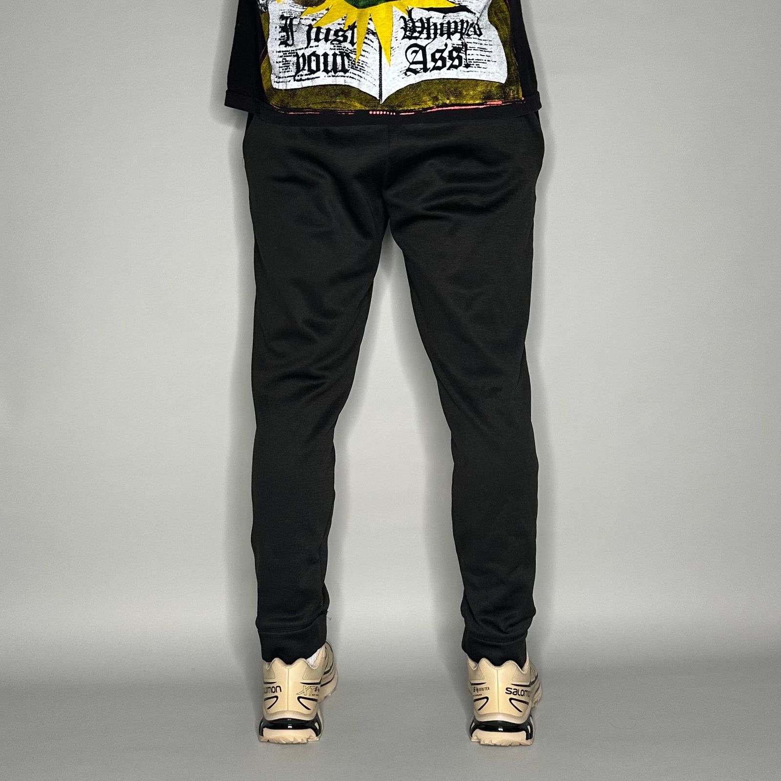Adidas Vintage Y2K Adidas Sweatpants Mens M Slim Fit Black Joggers Size US 32 / EU 48 - 3 Thumbnail