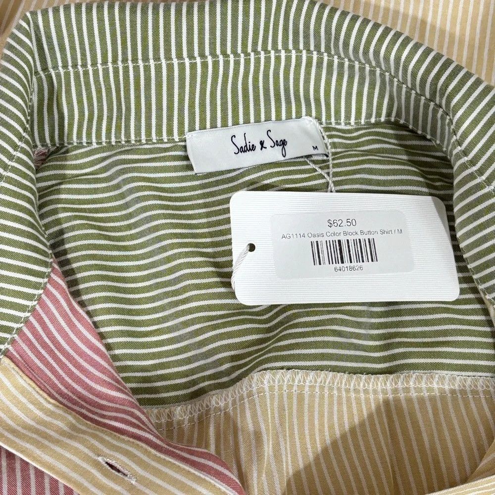 Other Sadie & Sage oasis Colorblock Shirt NWT Size M / US 6-8 / IT 42-44 - 7 Thumbnail