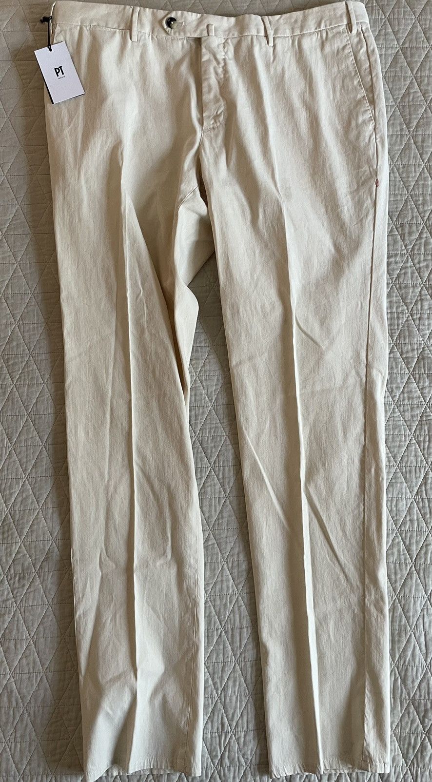 PT Torino Stretch Cotton-Cashmere Trouser Size US 40 / EU 56 - 3 Thumbnail