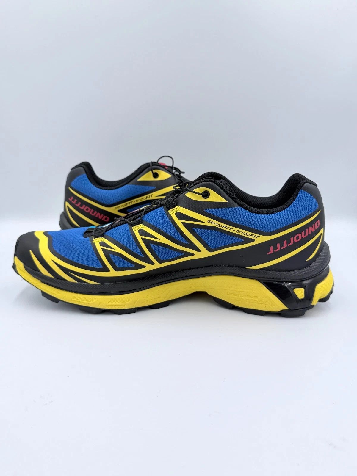 JJJJound × Salomon JJJJound Salomon XT-6 Nautical Blue Lemon Yellow Red Size US 10.5 / EU 43-44 - 3 Thumbnail