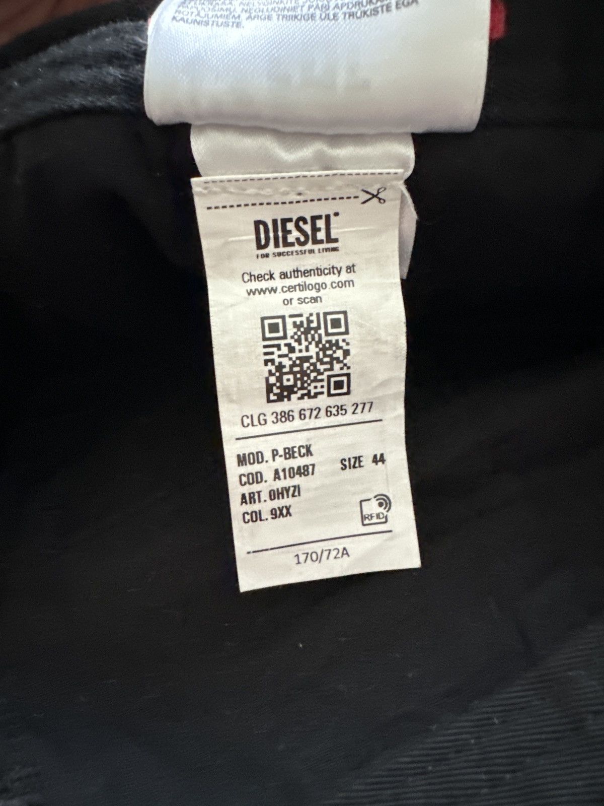 Diesel BLACK P BECK DIESEL PANTS Size 32" / US 10 / IT 46 - 5 Thumbnail