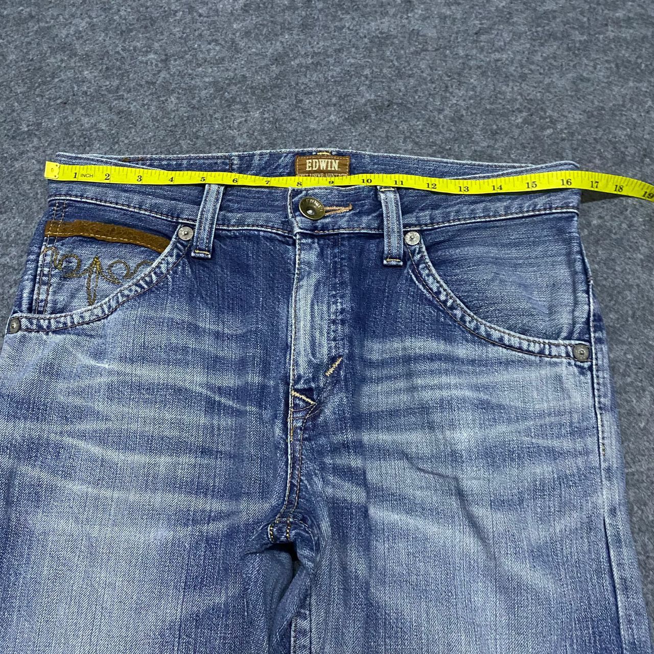 Edwin Vintage Edwin Exclusive Vintage Distressed Denim Size US 33 - 3 Thumbnail