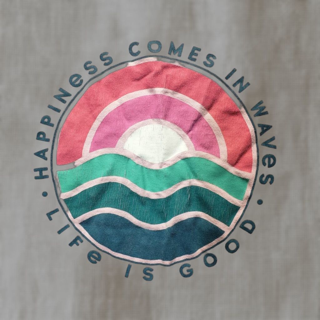 Life is Good VINTAGE Life is Good Graphic T-Shirt Womens Large Pink casual short sleeve 90s retro logo Size XL / US 12-14 / IT 48-50 - 1 Thumbnail