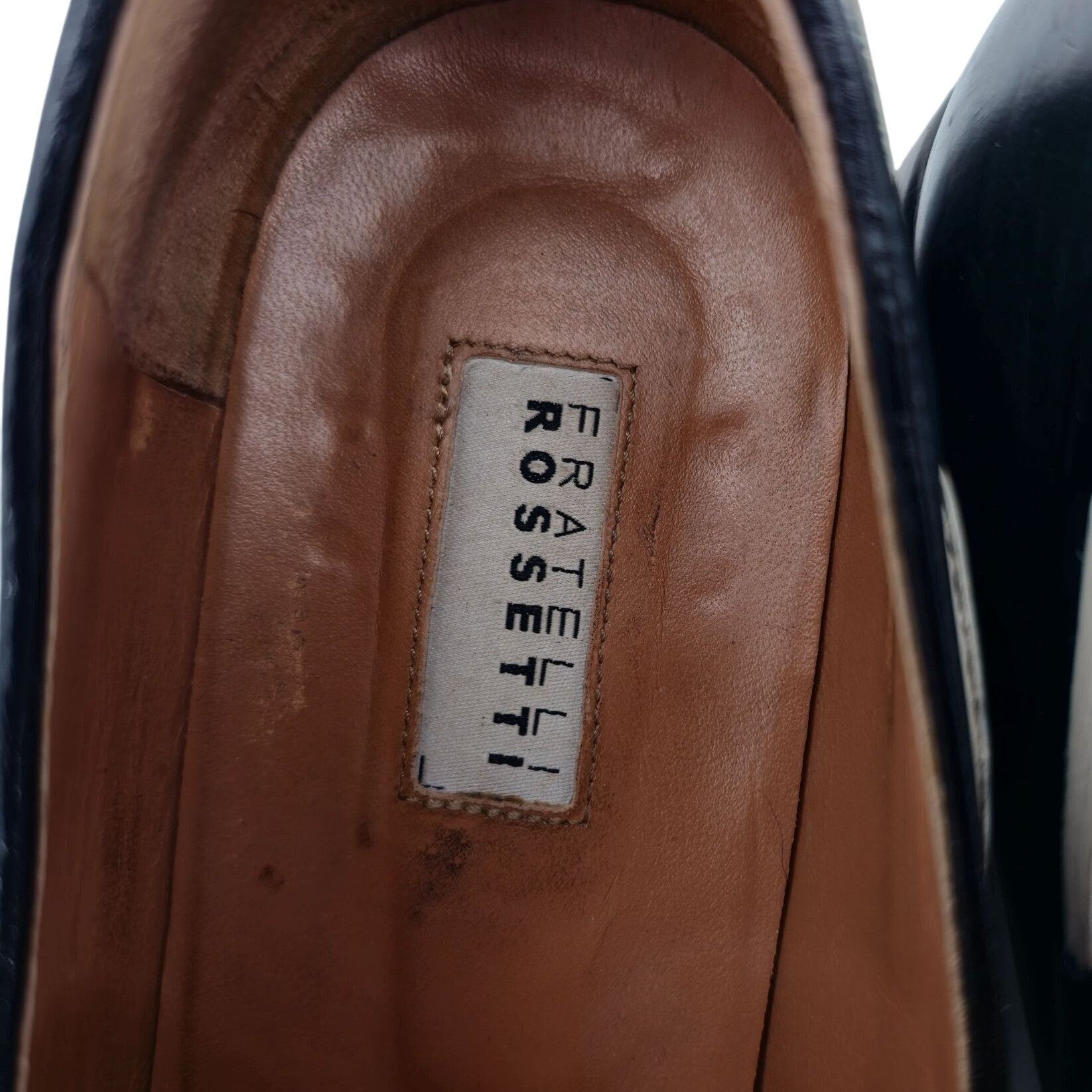 Fratelli Rossetti Fratelli Rossetti Italy Mens 6.5US 39.5EU Black White Brera Size US 6.5 / IT 36.5 - 10 Thumbnail