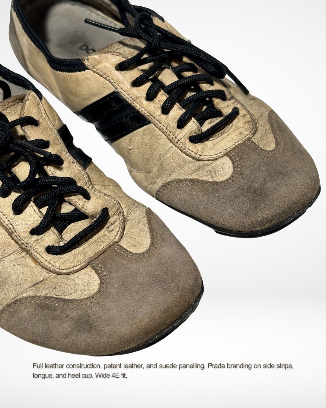 Prada 1990s Ballerina Sneaker Hybrid Size US 7 / EU 40 - 3 Thumbnail