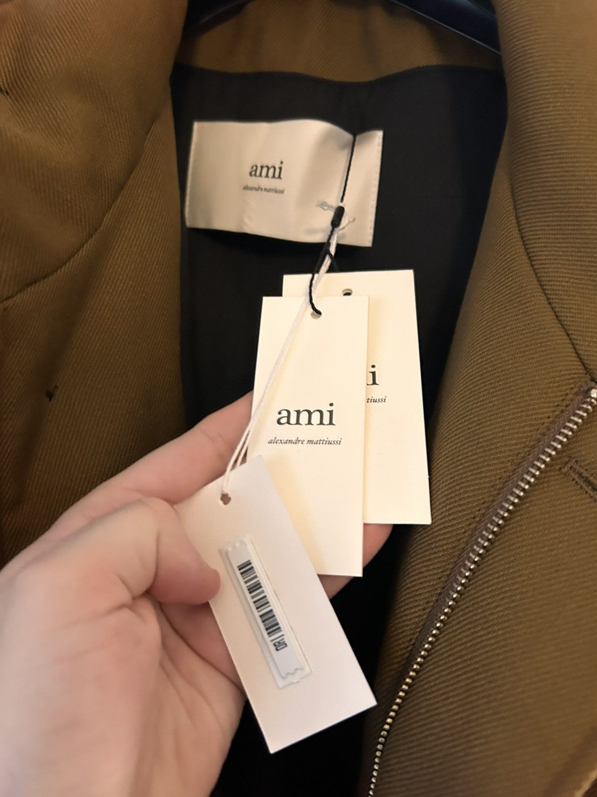AMI AMI Paris Logo Bomber Jacket Size US XL / EU 56 / 4 - 3 Thumbnail