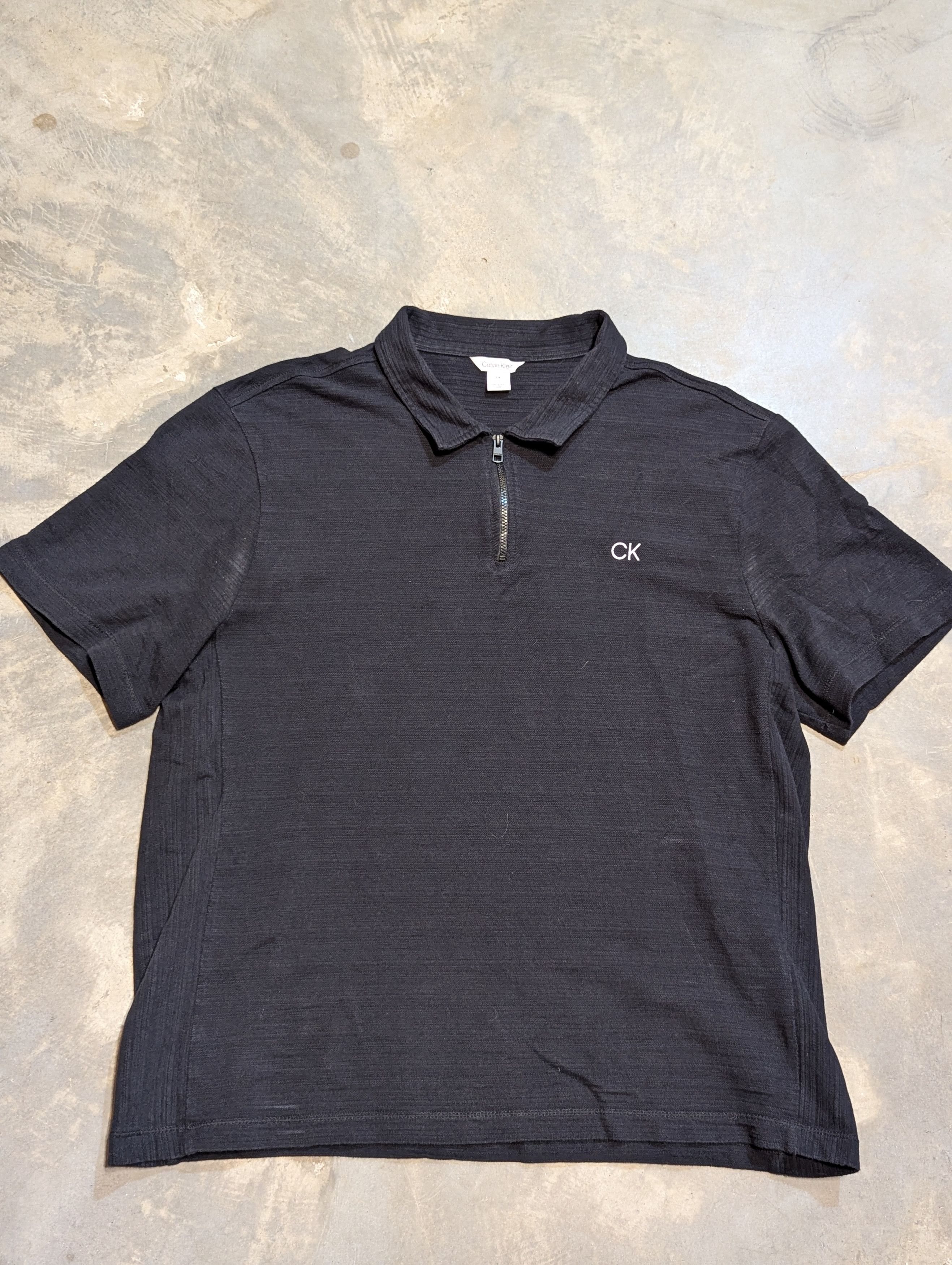 Calvin Klein Calvin Klein Zip Up Polo Size US L / EU 52-54 / 3 - 1 Thumbnail
