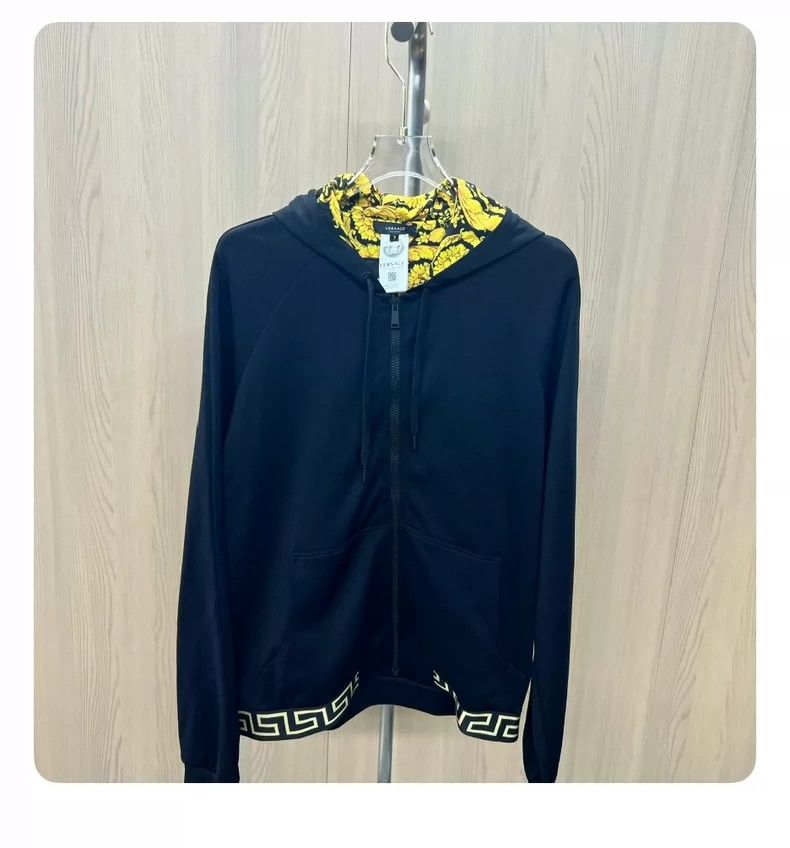 Versace Versace Phnom Penh Baroque Hooded Sweatshirt Jacket Size US XL / EU 56 / 4 - 1 Thumbnail