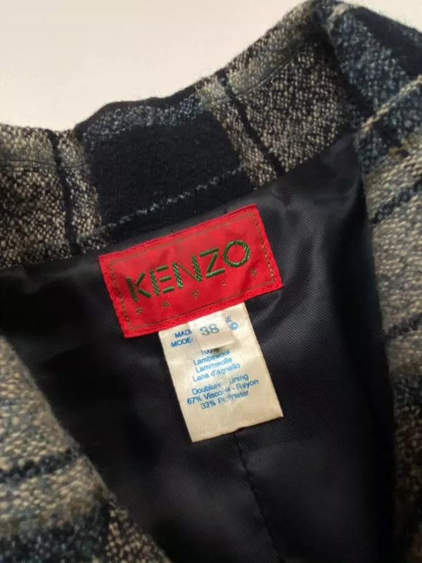 Other KENZO 1990s show style plaid tailcoat Size XS / US 0-2 / IT 36-38 - 4 Thumbnail