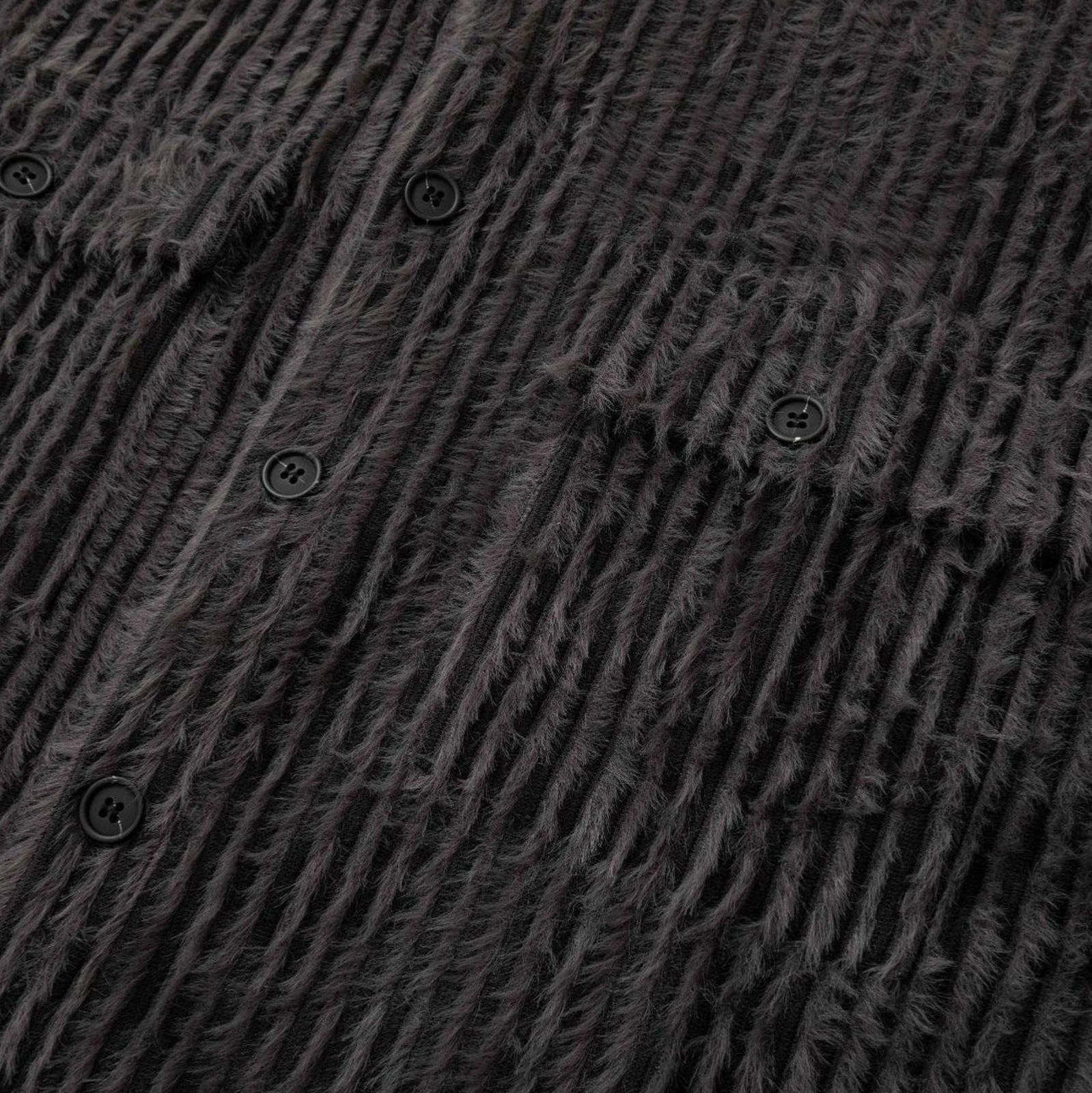 Japanese Brand Black Textured Button-Up Casual Shirt, Long Sleeve Shirt Size US M / EU 48-50 / 2 - 4 Thumbnail