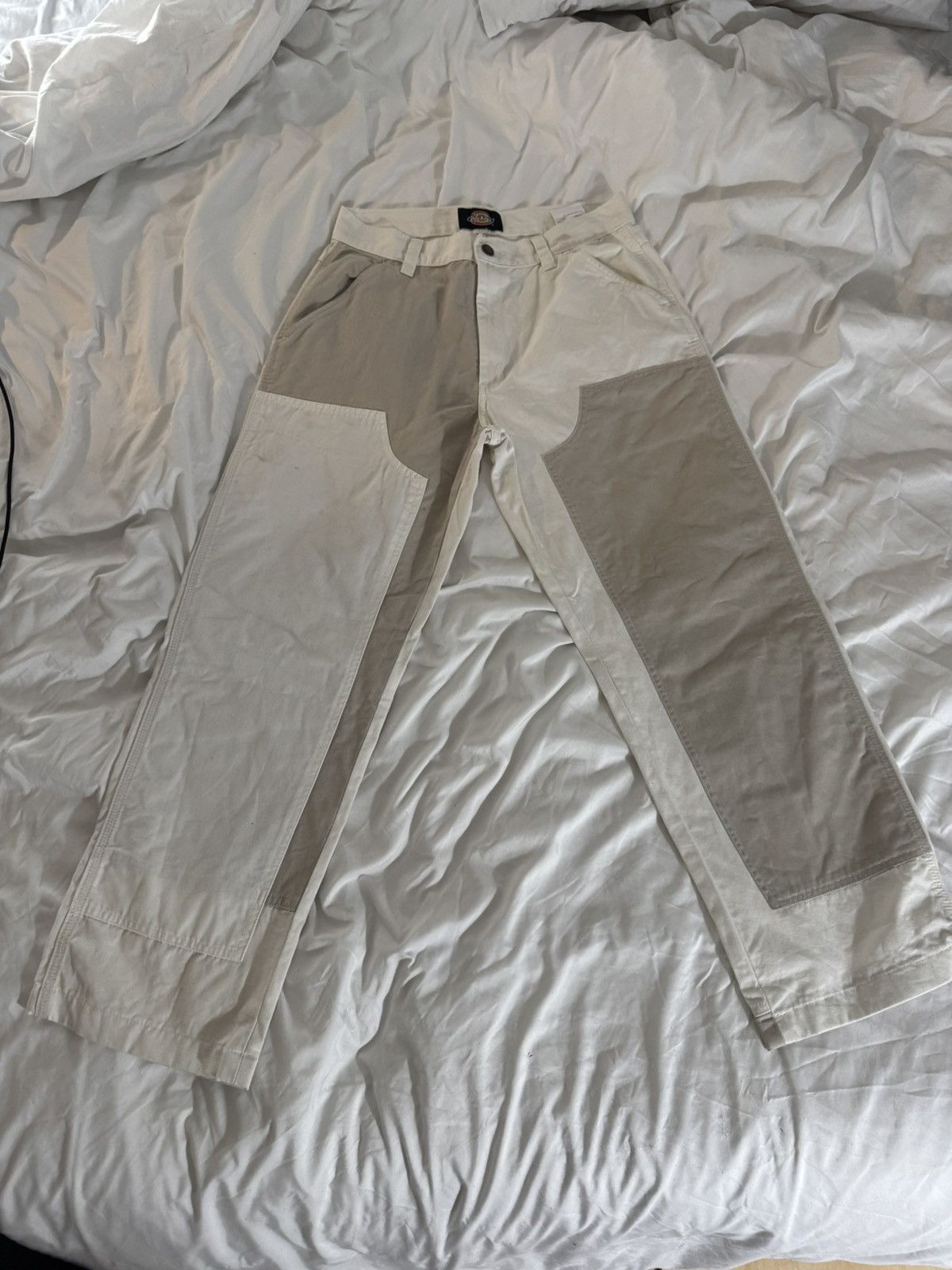 Dickies Dickies White and Cream Work Canvas Pants Size US 30 / EU 46 - 1 Thumbnail
