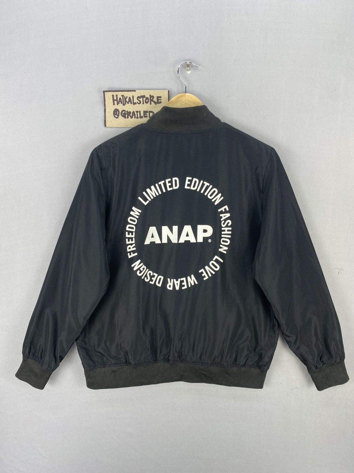Japanese Brand Vintage Y2k Anap Big Logo Bomber Jacket Size US M / EU 48-50 / 2 - 1 Thumbnail