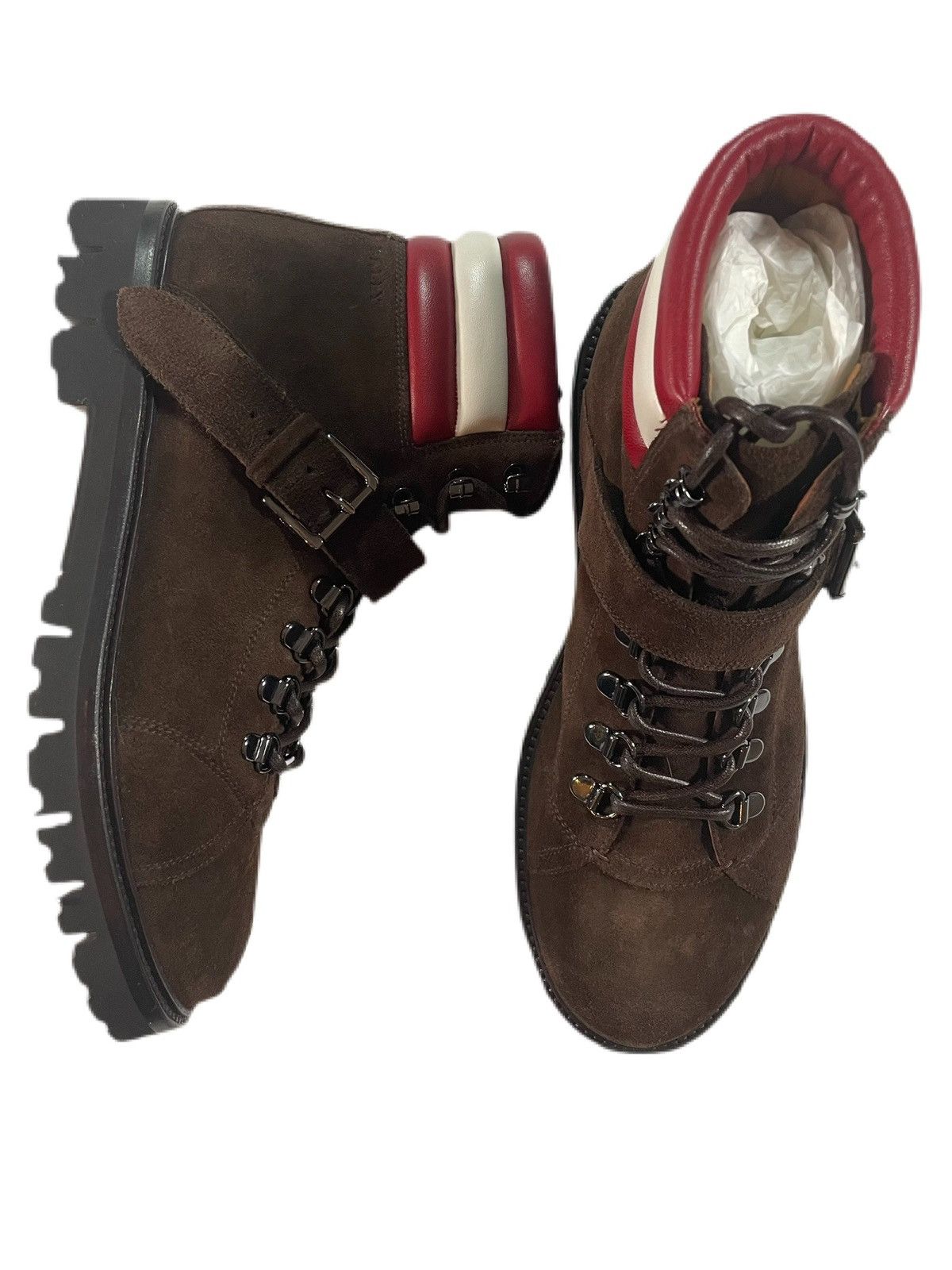 image of Mens Bally Hiking Boots in Brown (Size 8)