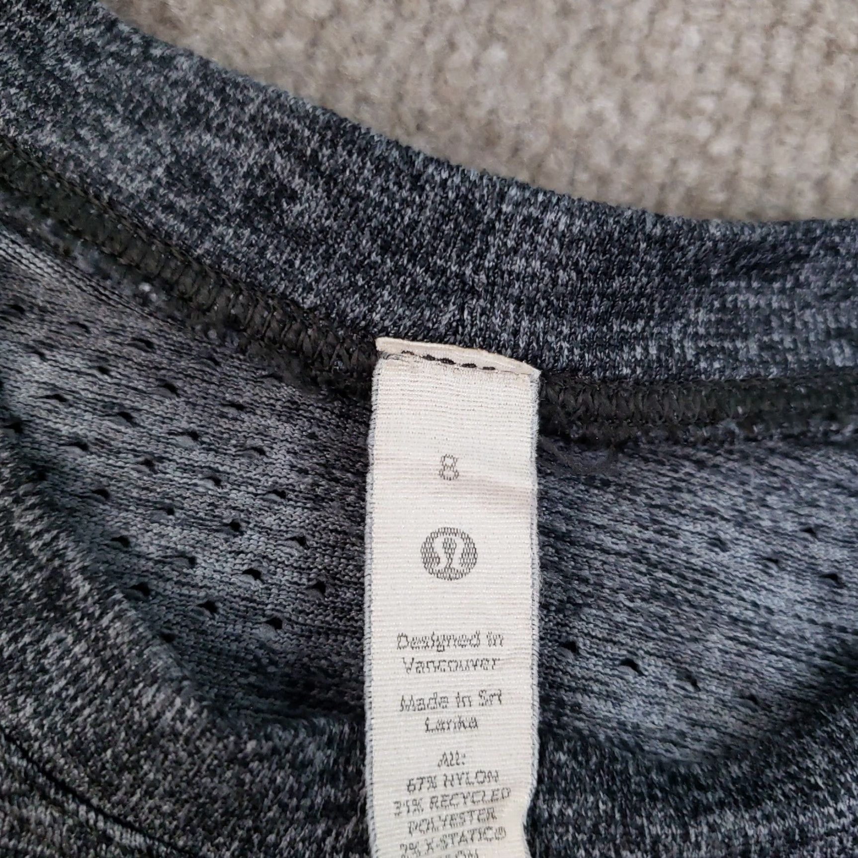 Lululemon Lululemon Women Shirt Gray Short Sleeve Lightweight Athletic Seamless Tee Size 8 Size M / US 6-8 / IT 42-44 - 5 Thumbnail