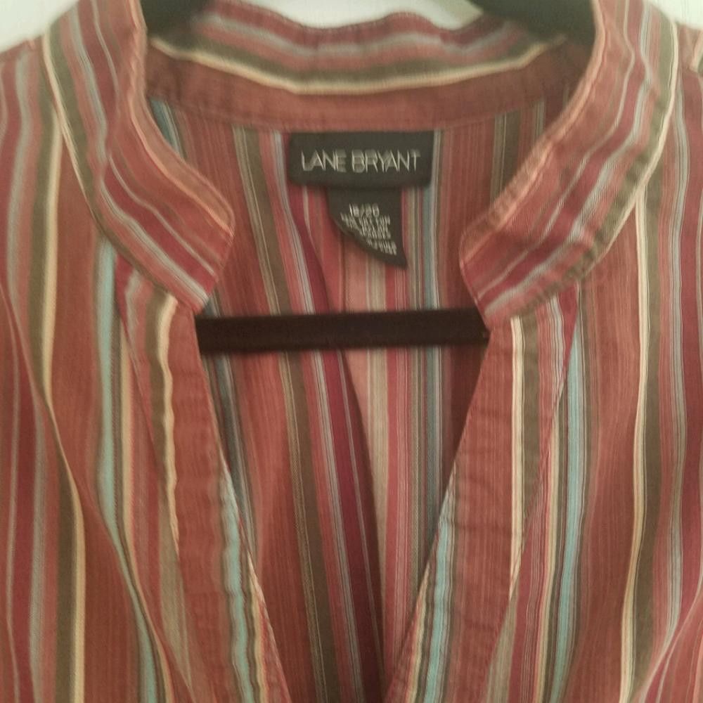 Designer Lane Bryant Blouse Size 18/20 Size XXL / US 16-18 / IT 52-54 - 2 Thumbnail