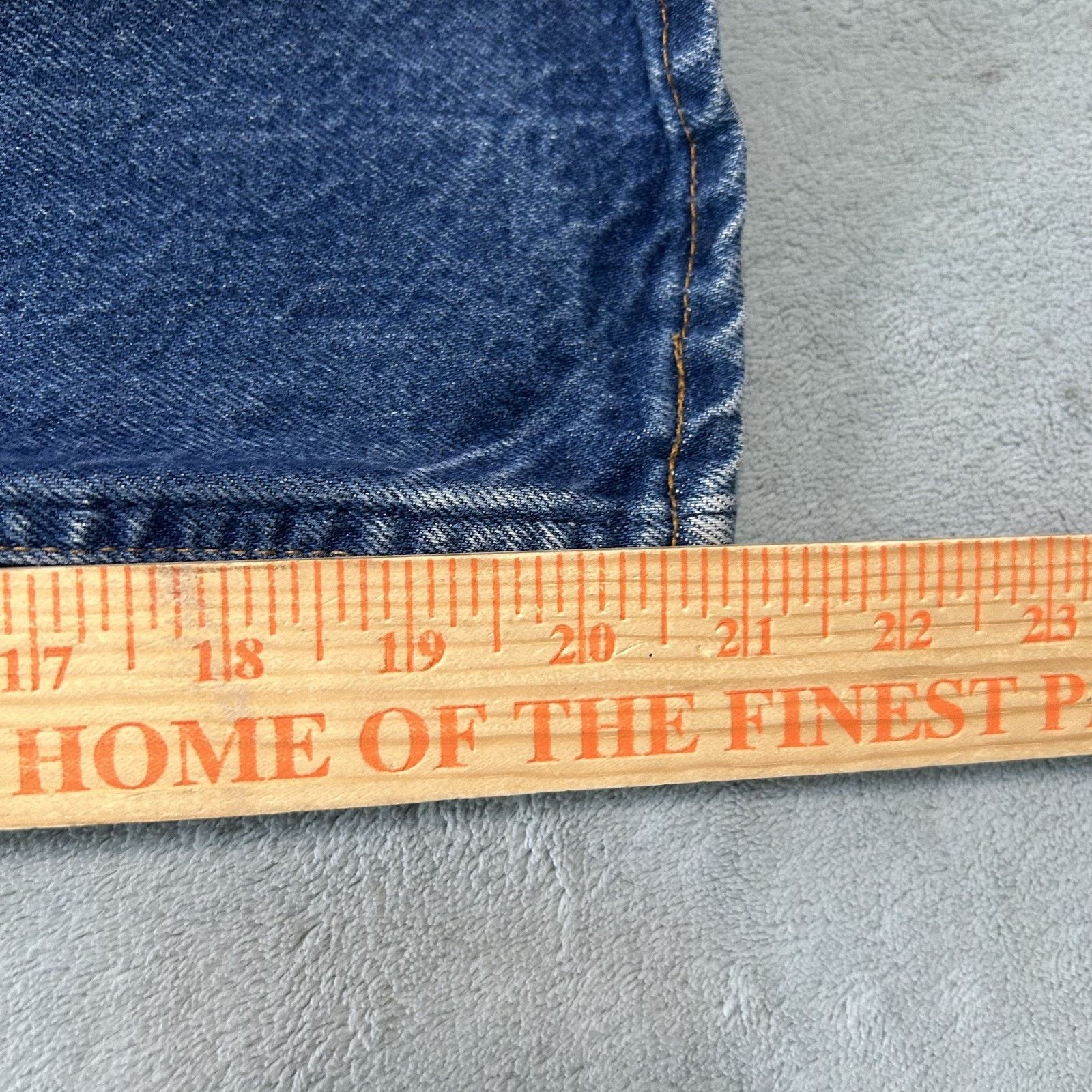 Levi's Levis 562 Orange Tabs Jeans Youth 8 22x21 Button Fly USA Size 22" - 14 Thumbnail
