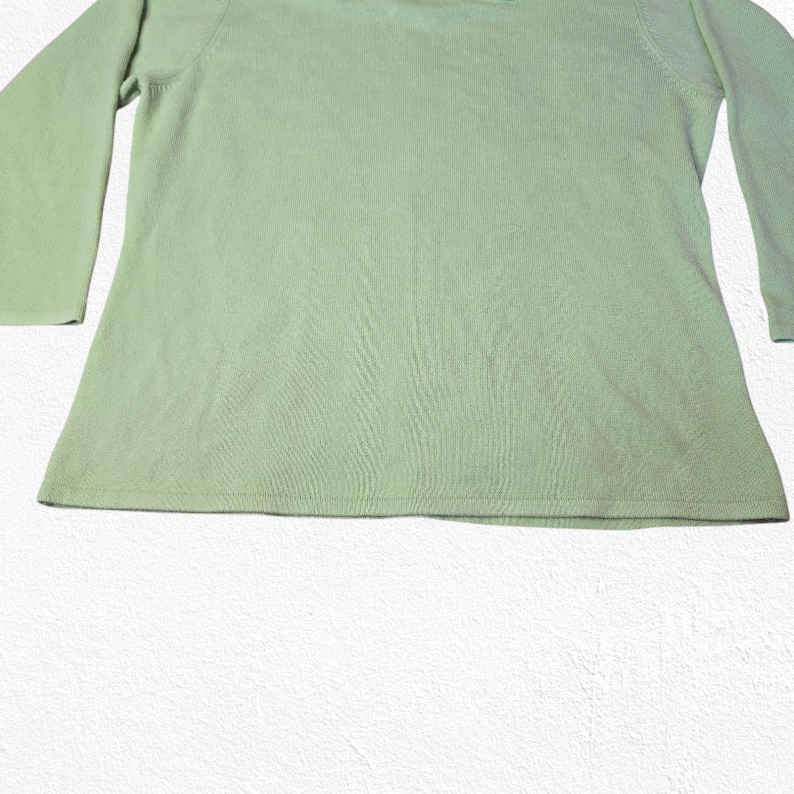 Other Spring Green Crewneck Bow Accent Sweater Size XL Size XL / US 12-14 / IT 48-50 - 8 Thumbnail