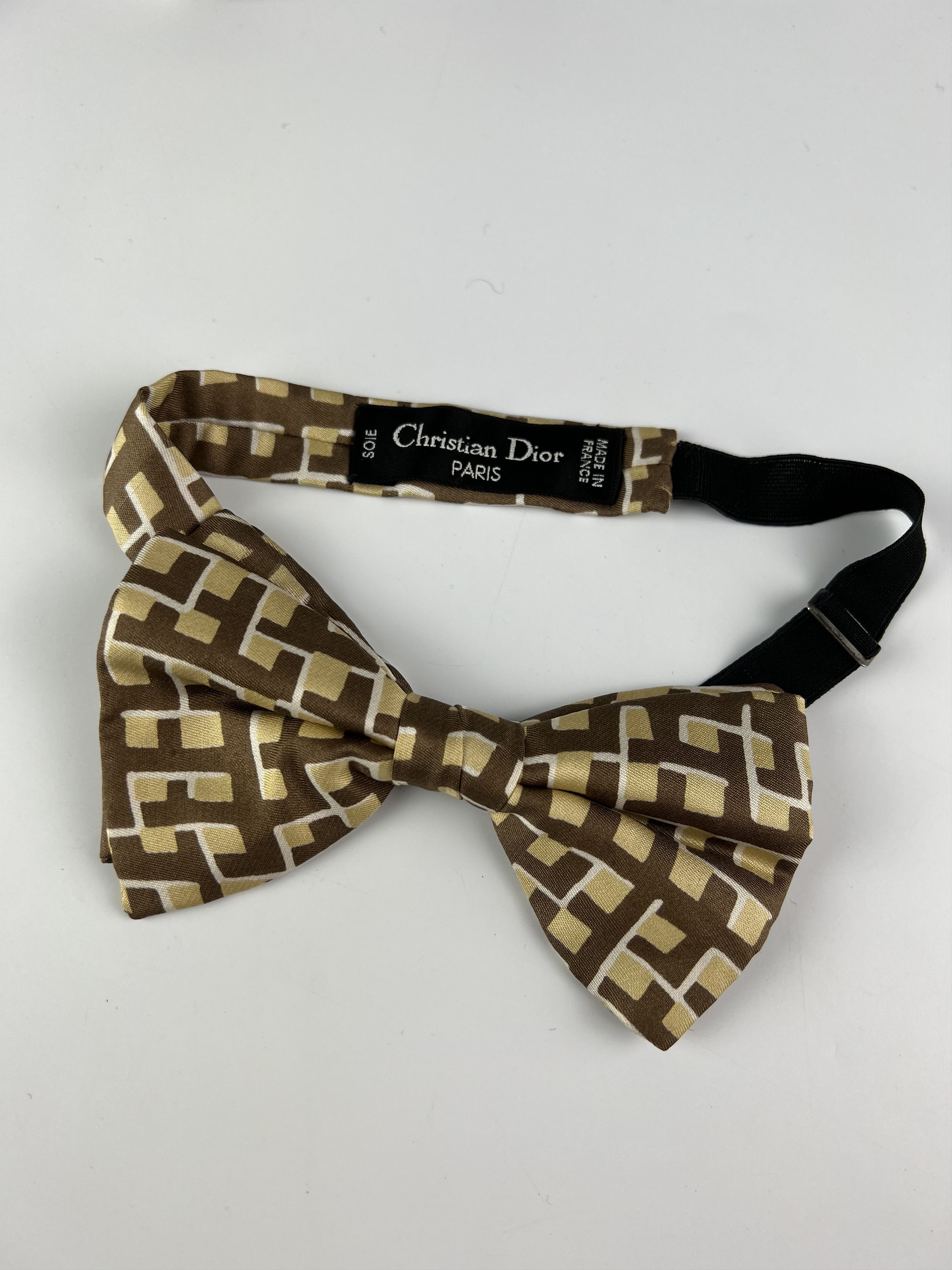 Christian Dior Very Rare Vintage Silk Bow Tie
