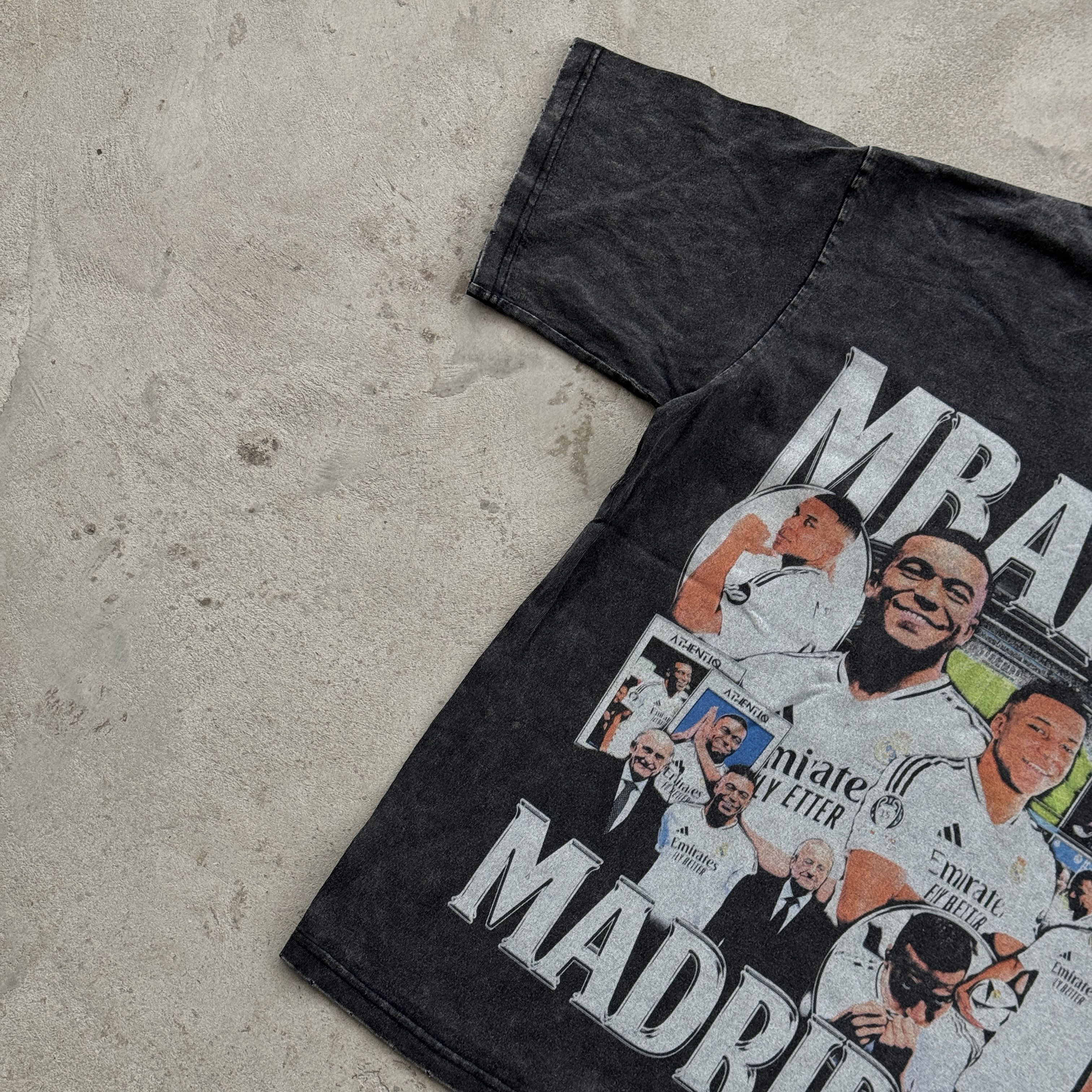 Vintage Vintage 90s Real Madrid Mbappe Tee Size US M / EU 48-50 / 2 - 3 Thumbnail
