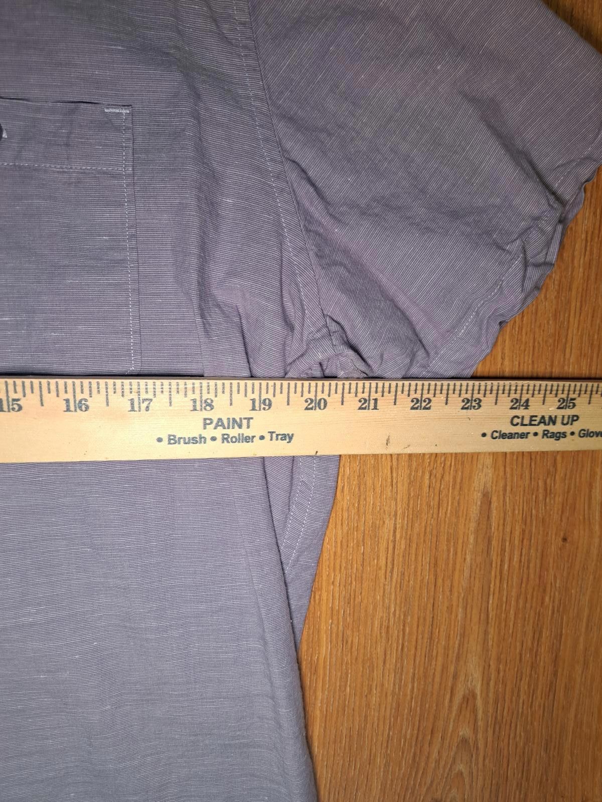 TravisMathew Travis Mathew Button Up Shirt Mens Large Purple Cotton Size US L / EU 52-54 / 3 - 6 Thumbnail
