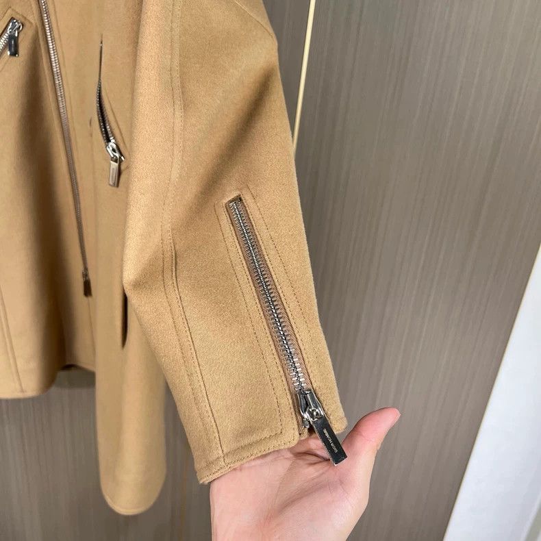 Dior Dior Camel Wool MultiZip Coat-2506 Size US L / EU 52-54 / 3 - 7 Thumbnail