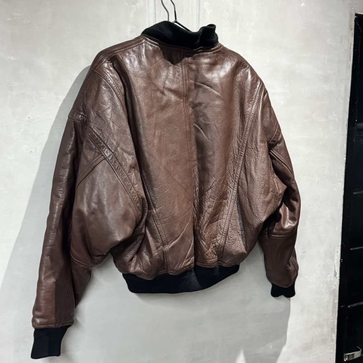 Issey Miyake vintage leather bomber jacket issey miyake durban intermezzo Size US M / EU 48-50 / 2 - 7 Thumbnail