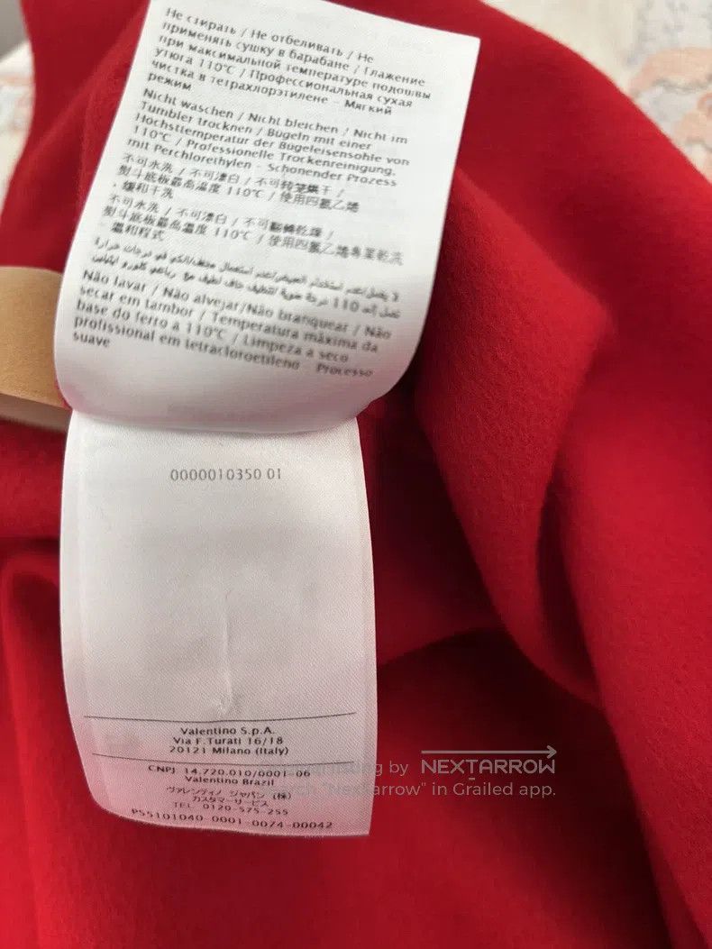 Valentino Valentino Red cloak coat Size M / US 6-8 / IT 42-44 - 9 Thumbnail