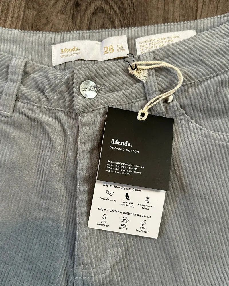 Afends Sample NWT Afends - Shelby - Organic Corduroy Shorts Size 26" / US 2 / IT 38 - 3 Thumbnail