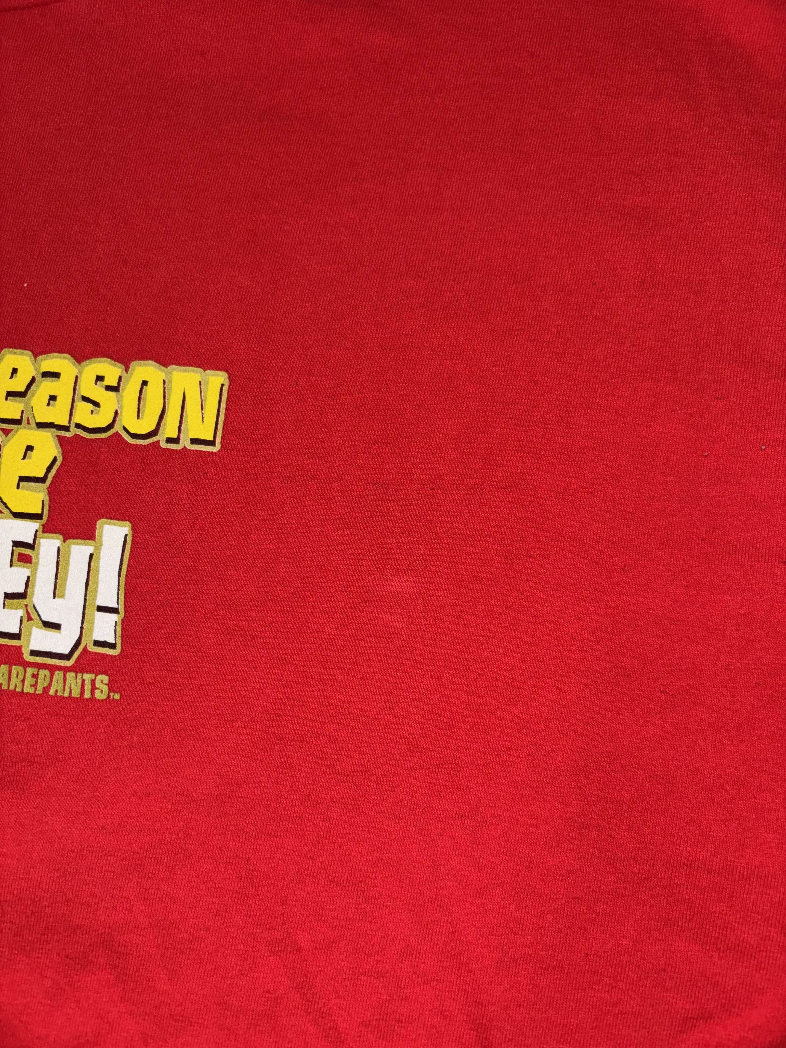 Nickelodeon 2002 Spongebob Squarepant Christmas Promo Shirt Size US XXL / EU 58 / 5 - 9 Thumbnail